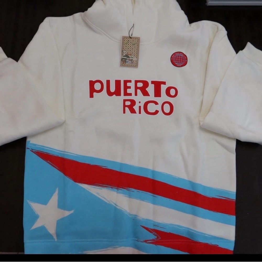 Bad Bunny Residency White Hoodie Size Medium